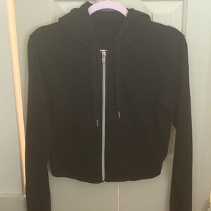 ALO Yoga Black Hoodie with Zipper